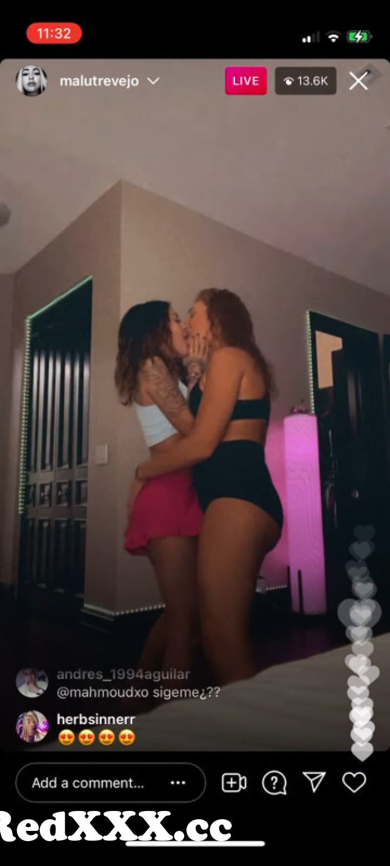 Malu trevejo onlyfans kissing video leaked