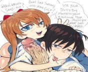 Shinji and Asuka [Evangelion] from asuka and shinji hentai
