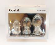 The Crystal Trainer Kit by NS Novelties is back in stock! Come in store to see our full selection of anal training kits & glass products! from crystal met anal