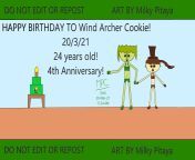 HAPPY BIRTHDAY TO Wind Archer Cookie! Walnut Cookie (Cookie Run) fanart by Milky Pitaya from asian sex diary cookie น้องคุ๊กกี้สาวไทยหุ่นดีขาวเนียนเจอเย็ดหีในโงแ