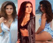 Bollywood Edition: Sunny Leone, Katrina Kaif, Jacqueline Fernandez (Choose one to dominate, one to be dominated by and one for intimate love making) from katrina kaif ki chudai xxx sexy 3gp videos download sunny lo