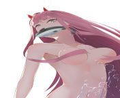 &#34;It was like I was put under a spell. Her two alluring horns, and my first ever look at a naked girl’s body, left me transfixed, unable to take my eyes off of her.&#34; from yande re 445213 sample anus ass darling in horns naked penis pussy rosaline uncensored zero two darling in