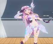 Nepgear's Purple Sister V form as a CM3D2 mod, download available from cm3d2 ntr