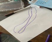 My daughter drew a “dolphin maze” from maze minx