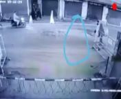 Figure dressed in a female Burqa throws a petrol bomb on CRPF camp from fat burqa mature fuck